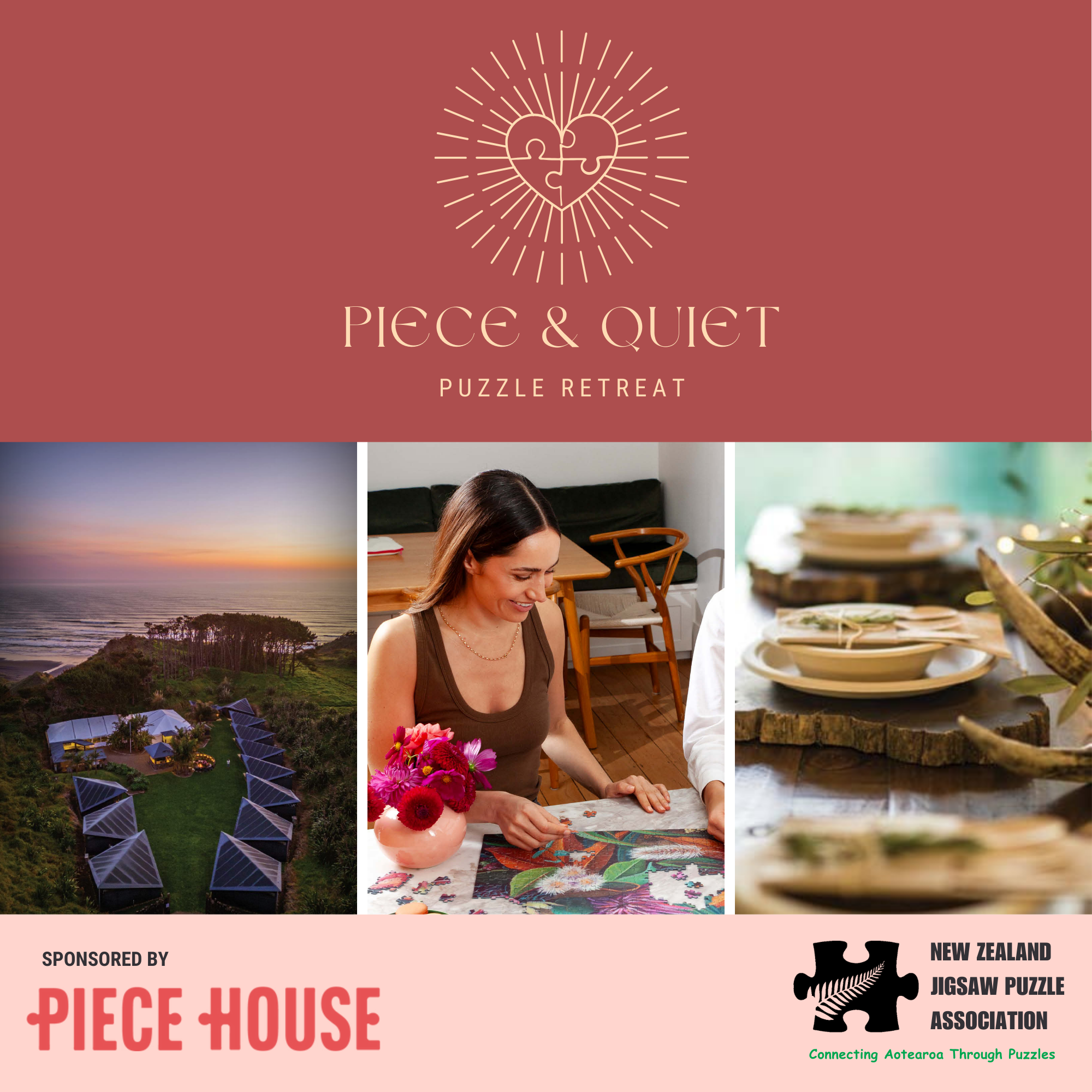 Piece & Quiet: A Puzzle Retreat by the Sea