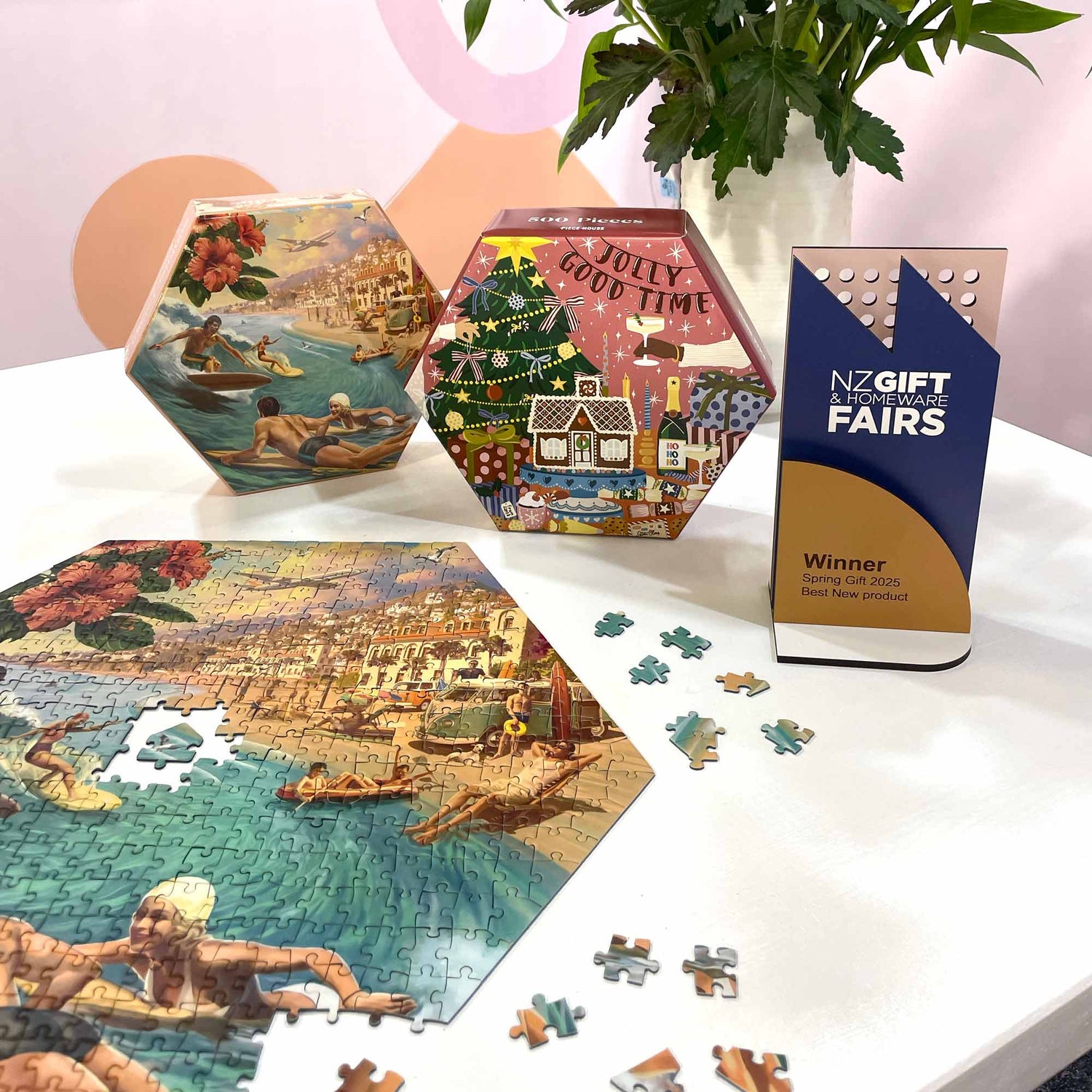 Hexagon puzzle award