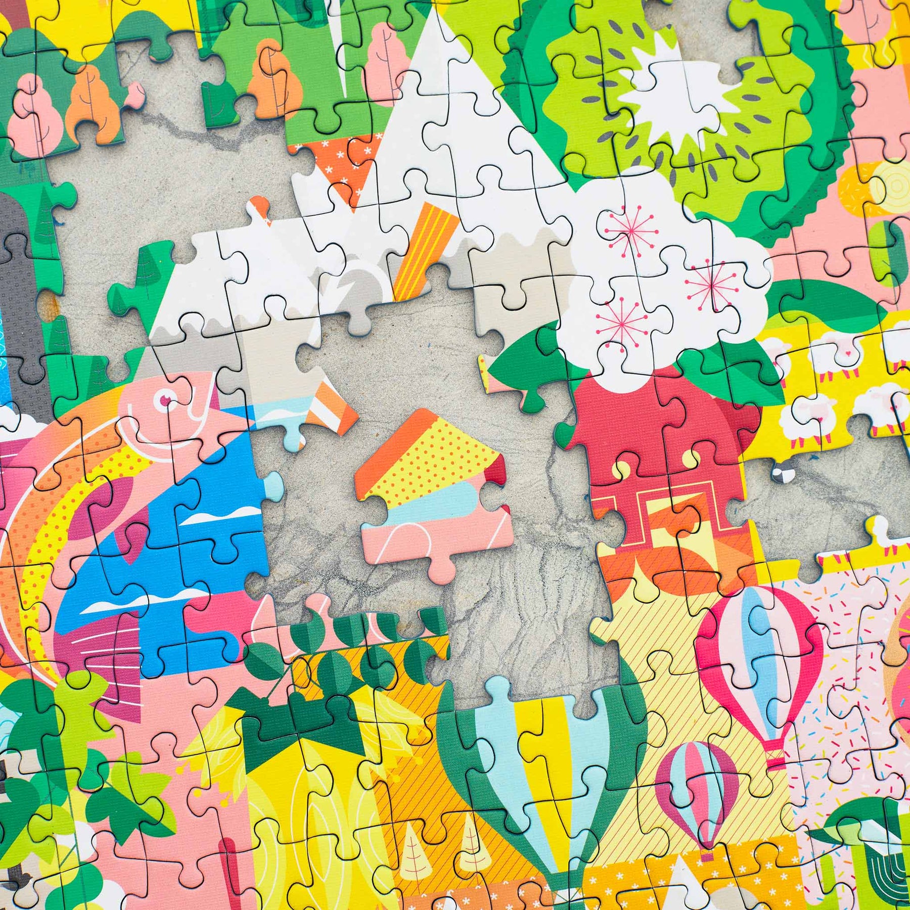 Kiwi Kaleidoscope - 500 Piece Puzzle