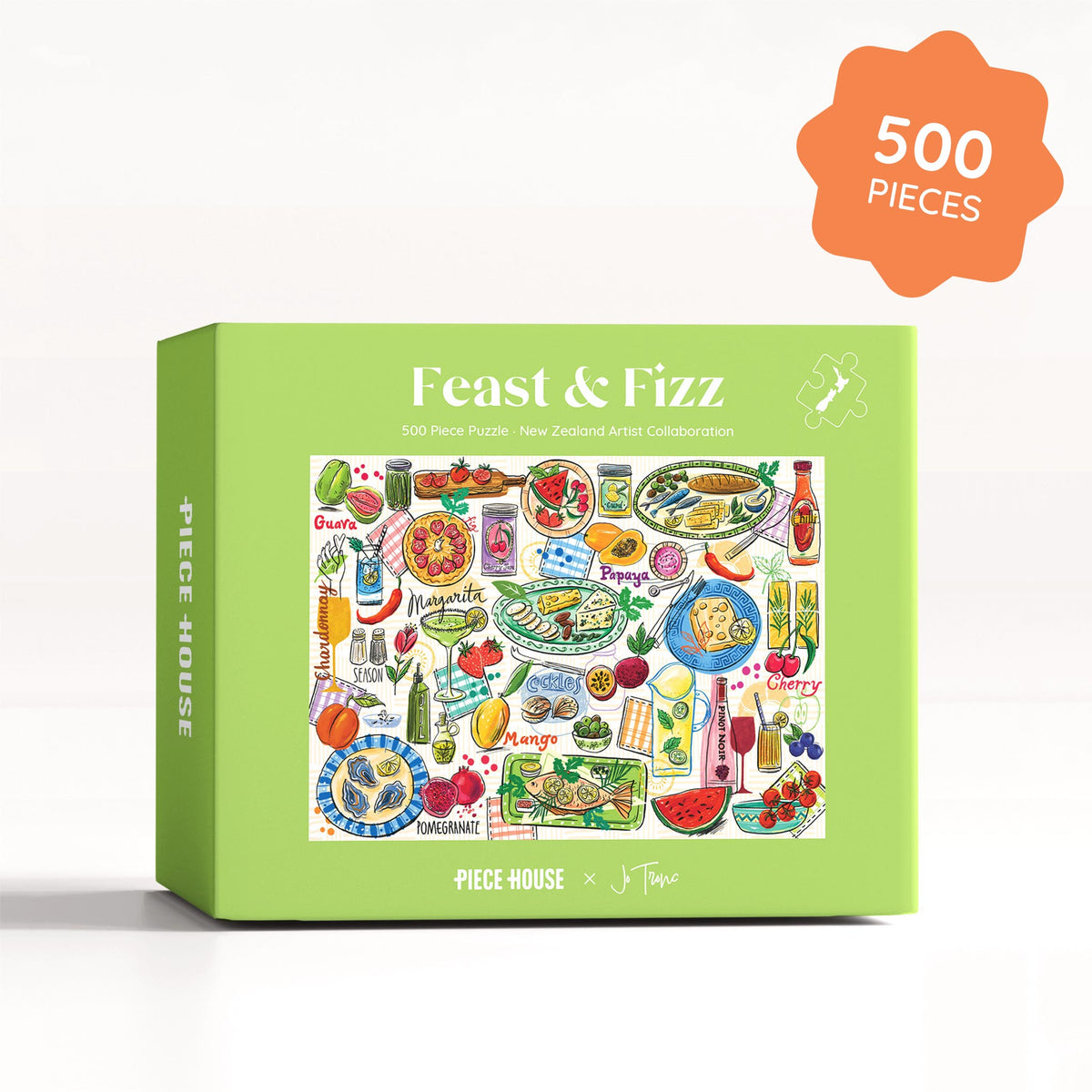 Feast & Fizz - 500 Piece Puzzle