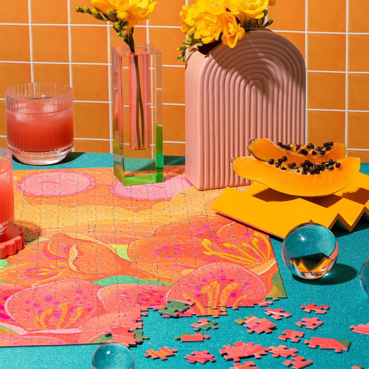 Golden Hour Piece House 1000 Piece Quality Adult Jigsaw Puzzle